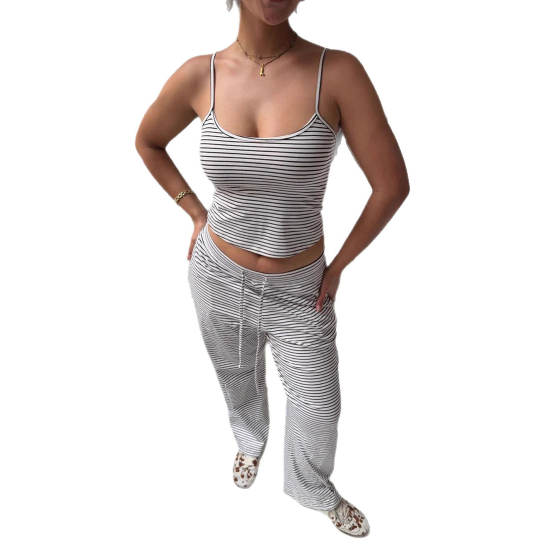 Damen Freizeitoberteil und Jogginghose Set Drune
