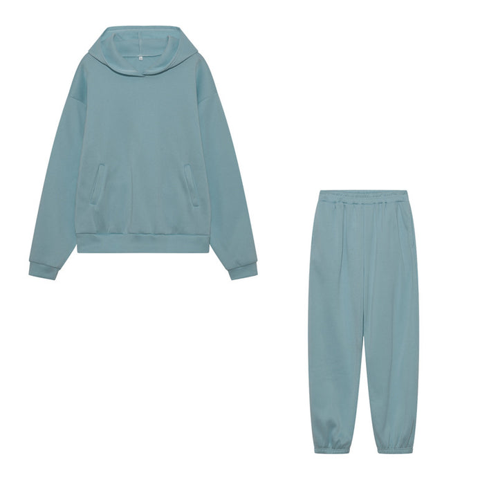 Damen Sportliches Hoodie und Jogginghose Set Drune