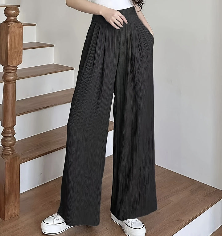Damen weite Faltenhose Drune