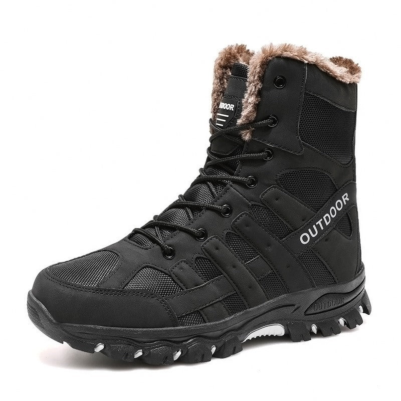 Damen Stiefel für Abenteuer im Freien mit warmem Innenfutter und rutschfester Sohle Drune
