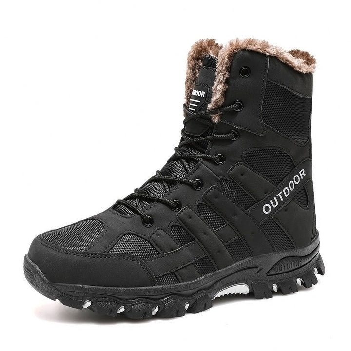 Damen Stiefel für Abenteuer im Freien mit warmem Innenfutter und rutschfester Sohle Drune