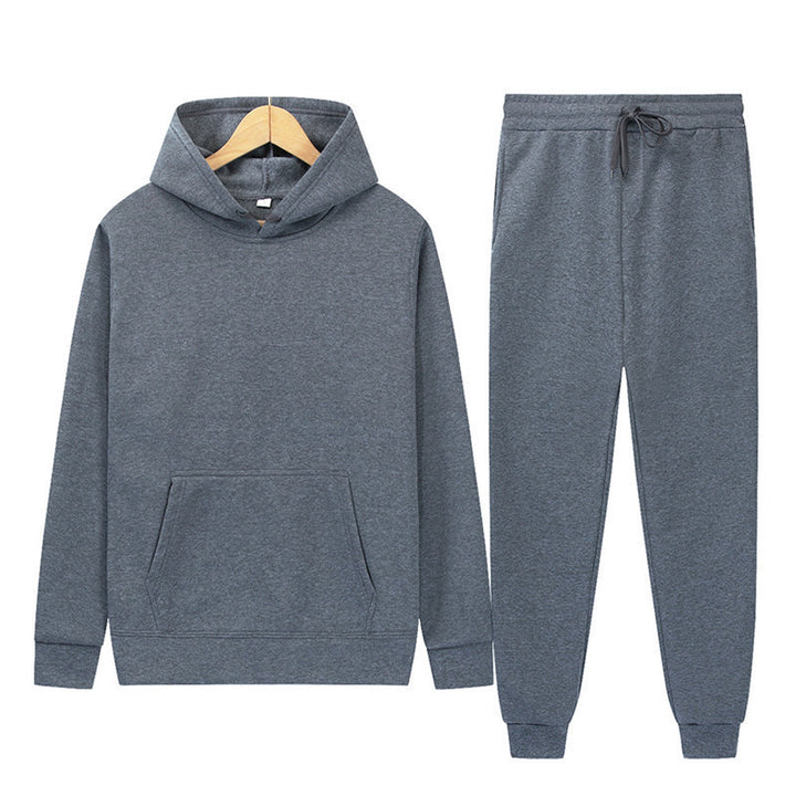 Damen Kapuzenpullover und Jogginghose-Set aus hochwertigem Baumwollmix Drune