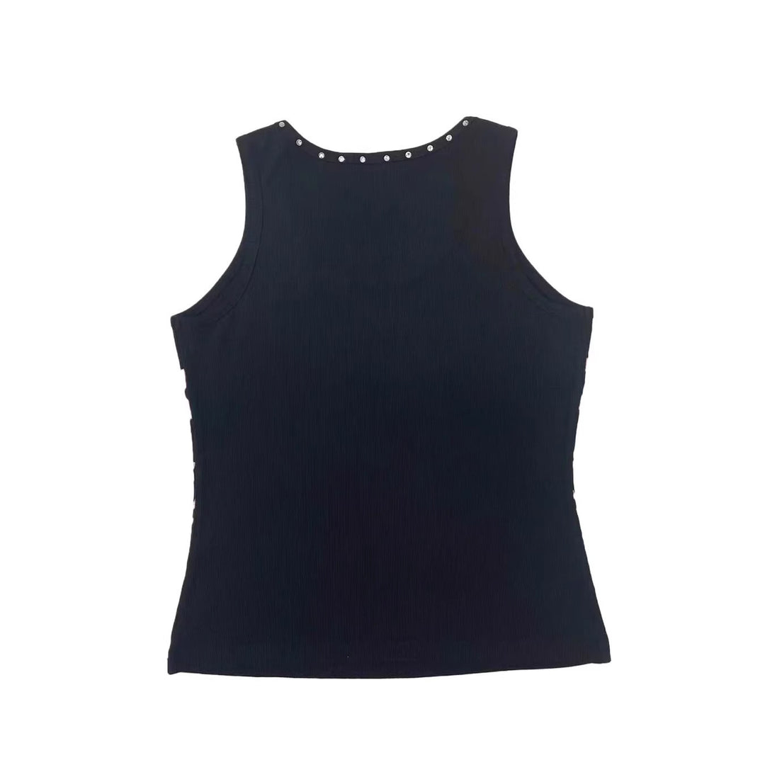 Damen Trendiges Tanktop mit Glitzerdesign Drune