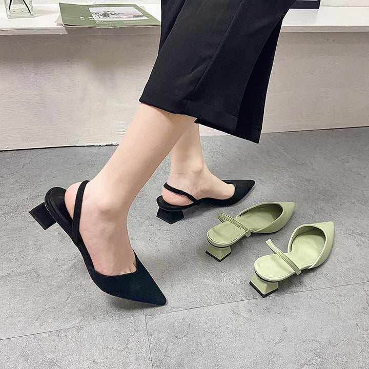 Damen Slingback Pumps mit modernem Design und elegantem Mittelabsatz Drune