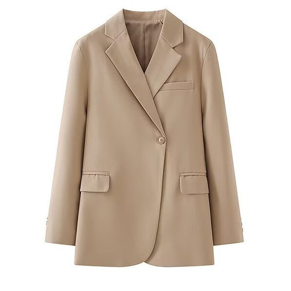 Damen Elegante Blazerjacke mit modernen Schnitt und praktischen Taschen Drune