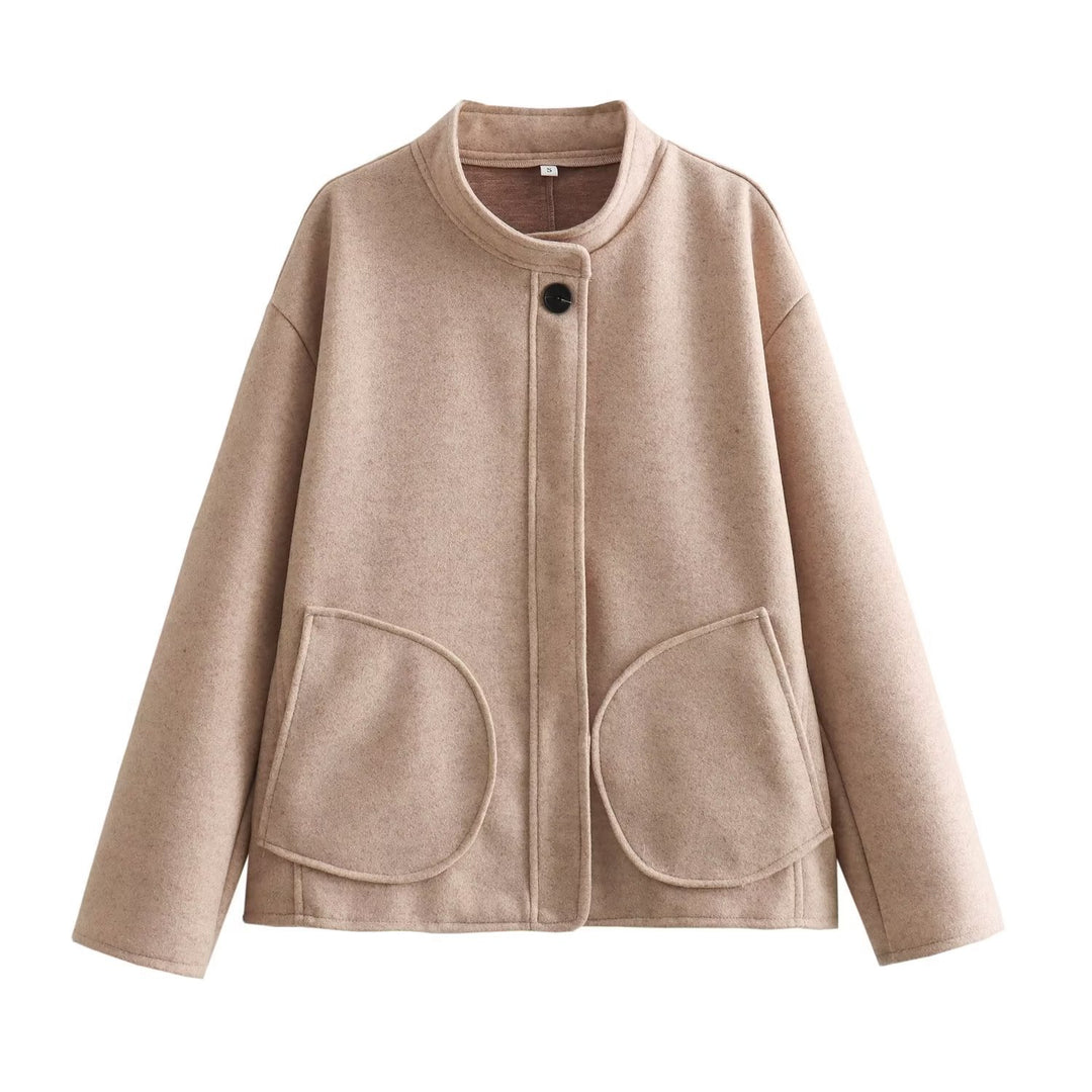 Damen Übergangsjacke im modernen Oversized-Schnitt mit praktischen Taschen Drune
