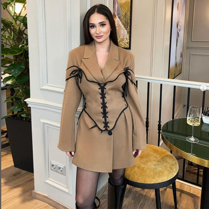 Damen Modischer Couture-Blazer Drune