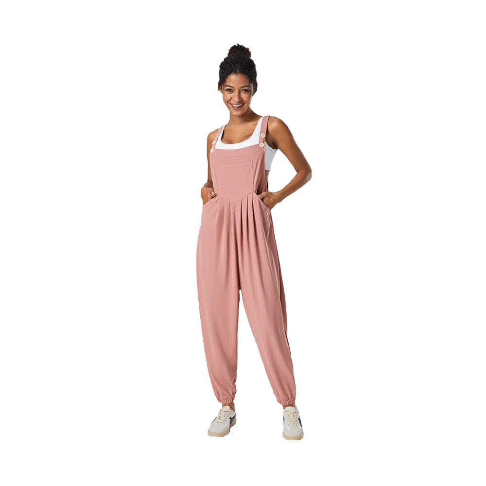 Damen Lässiger Jumpsuit mit schickem Schnitt und praktischen Taschen Drune