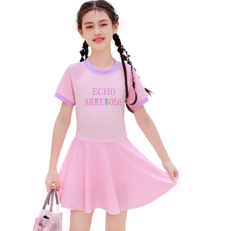 Mädchen sportliches Schwimmdress Drune