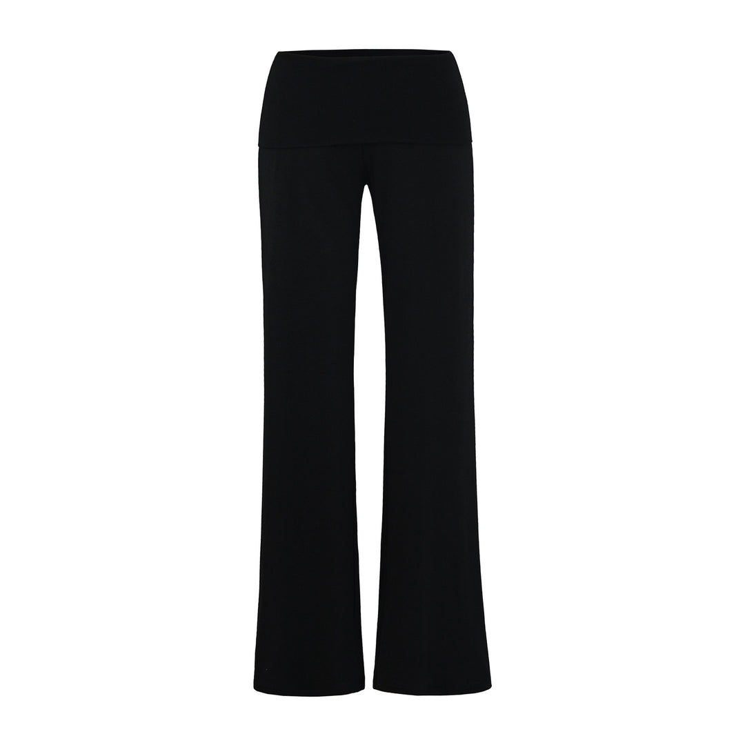 Damen weite Yoga-Hosen mit hohem Bund Drune