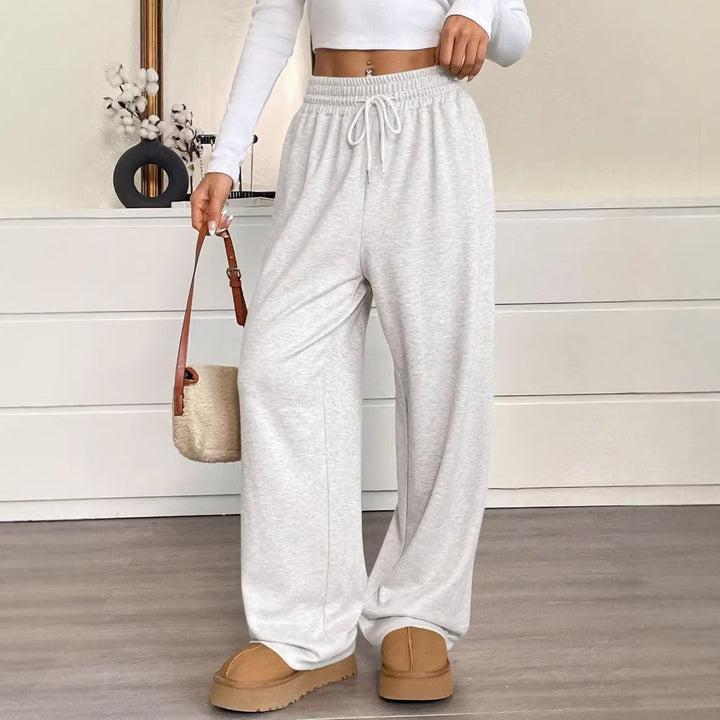 Damen Bequeme Freizeithose mit elastischem Bund Drune