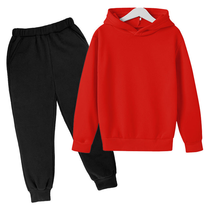 Unisex nan komfortables Hoodie und Jogger Set aus French Terry mit elastischem Bund und Rippbündchen Drune