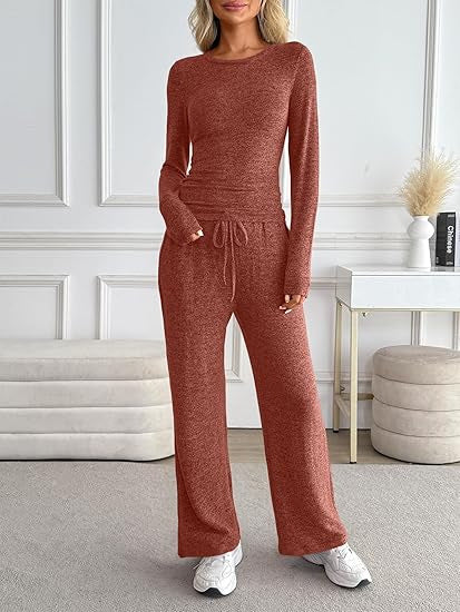 Damen gemütliches Lounge-Set mit weitem Schnitt Drune