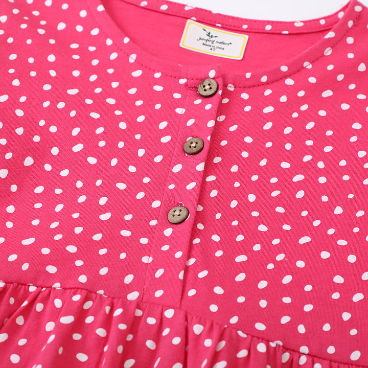 Mädchen Langarmkleid mit verspieltem Einhorn-Motiv Drune