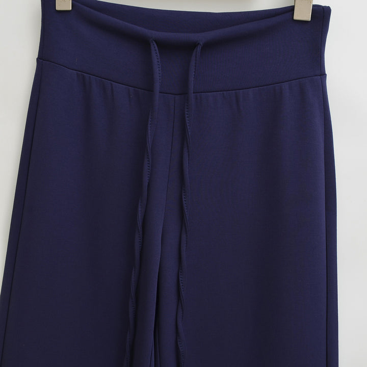 Damen weite Sporthose mit flexiblem Taillenzug Drune