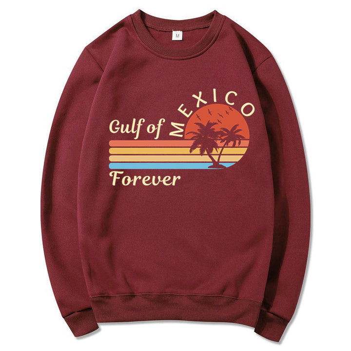Damen Sweatshirt mit tropischem Grafikdesign und modernem Aufdruck Drune