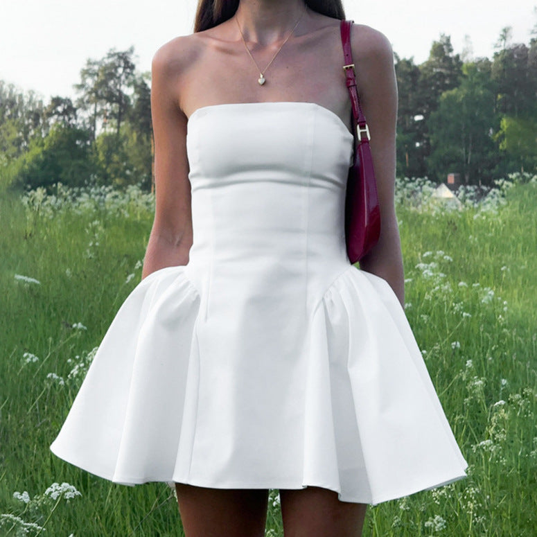 Damen Minikleid mit voluminösem Rock Drune
