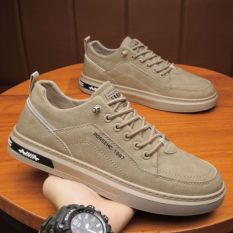Damen Modische Sneakers mit strapazierfähigem Obermaterial und dämpfender Sohle Drune