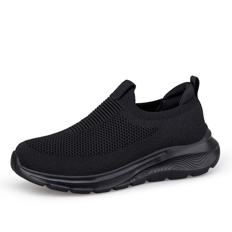 Damen nan nahtloser Strick-Slip-On mit elastischem Einstieg, gepolstertem Komfortfußbett und profiliertem Leichtlaufsohlen-Design Drune