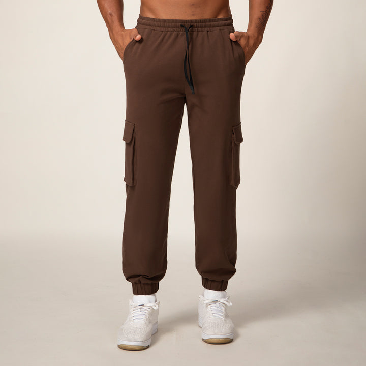Herren Cargo-Jogginghose mit elastischem Bund und praktischen Seitentaschen Drune
