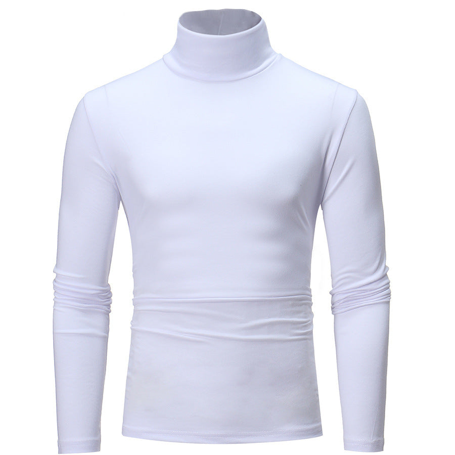 Herren eleganter Rollkragenpullover aus bequemen Stretchmaterial Drune