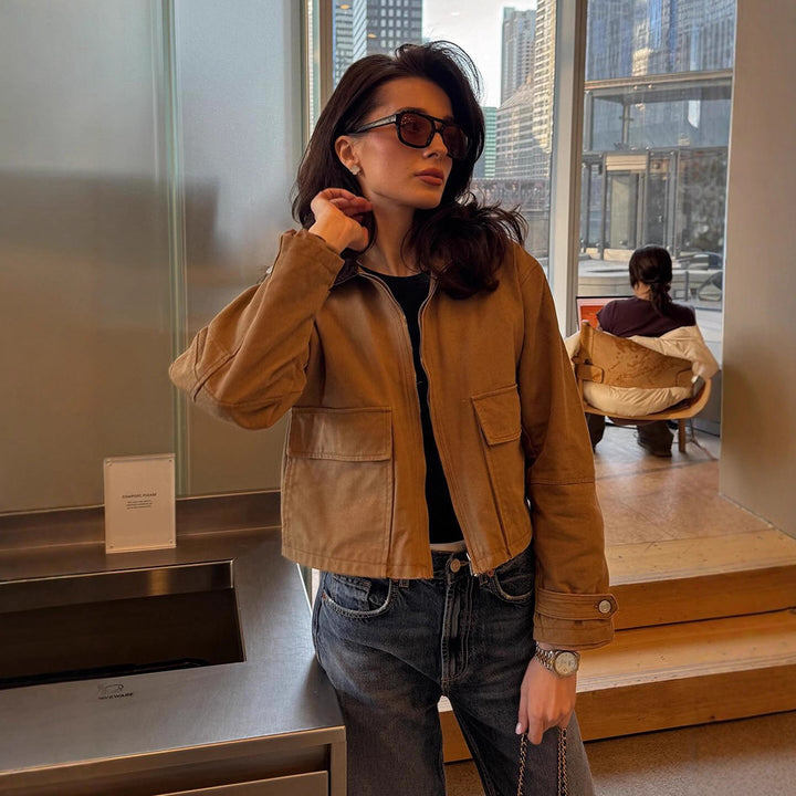 Damen Übergangsjacke mit modernem Schnitt Drune