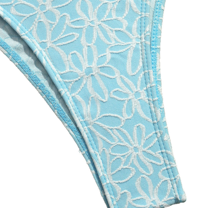 Damen Bandeau-Bikini-Set mit verspielten Rüschendetails Drune