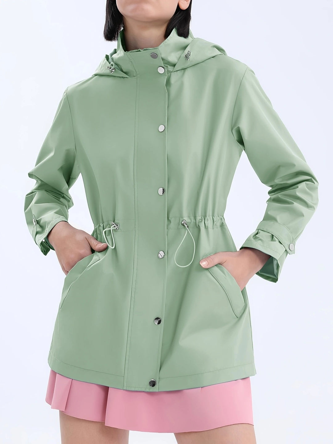Damen Übergangsjacke mit verstellbarem Taillenzug und praktischen Taschen Drune