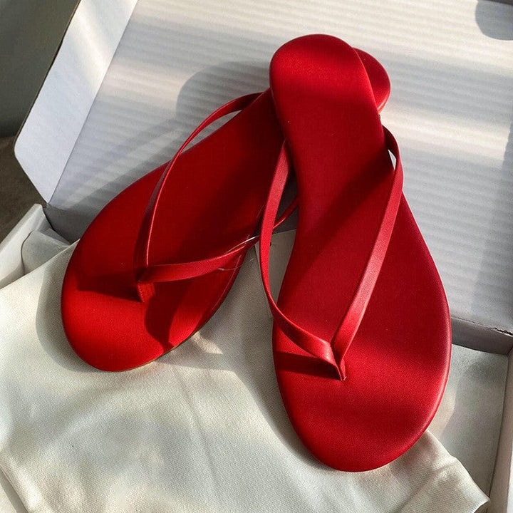 Damen Zehentrenner-Sandalen mit ergonomischem Fußbett und rutschfester Sohle Drune 1777487412