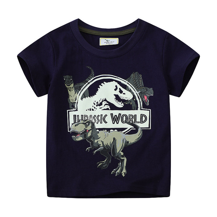 Jungen T-Shirt mit leuchtendem Dinosaurier-Motiv Drune
