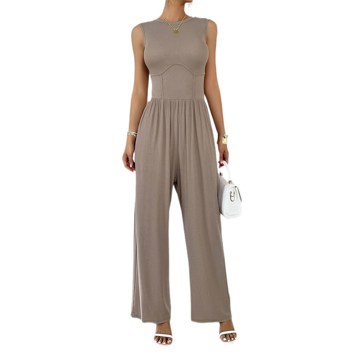 Damen eleganter Jumpsuit mit weitem Schnitt und figurschmeichelndem Design Drune
