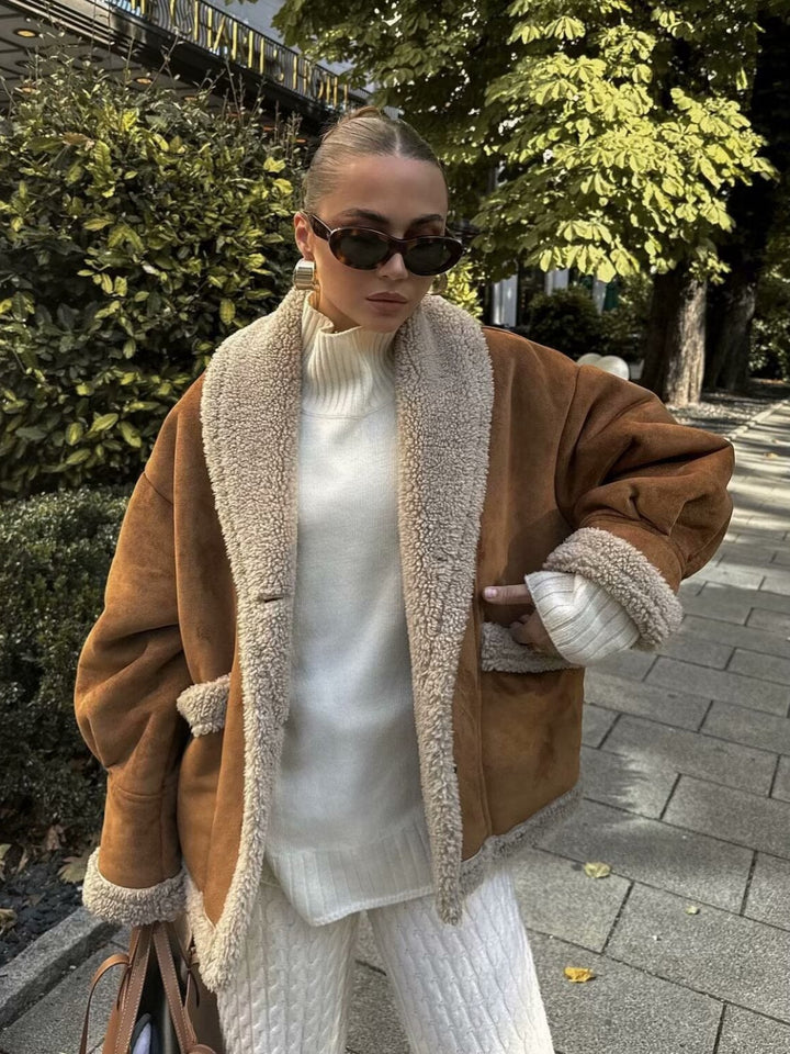 Damen Steppjacke mit weichem Innenfutter und praktischen Taschen Drune