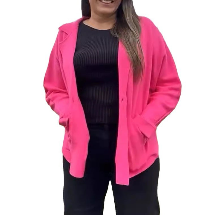Damen oversized Blazerjacke mit praktischen Taschen und lässigem Schnitt Drune