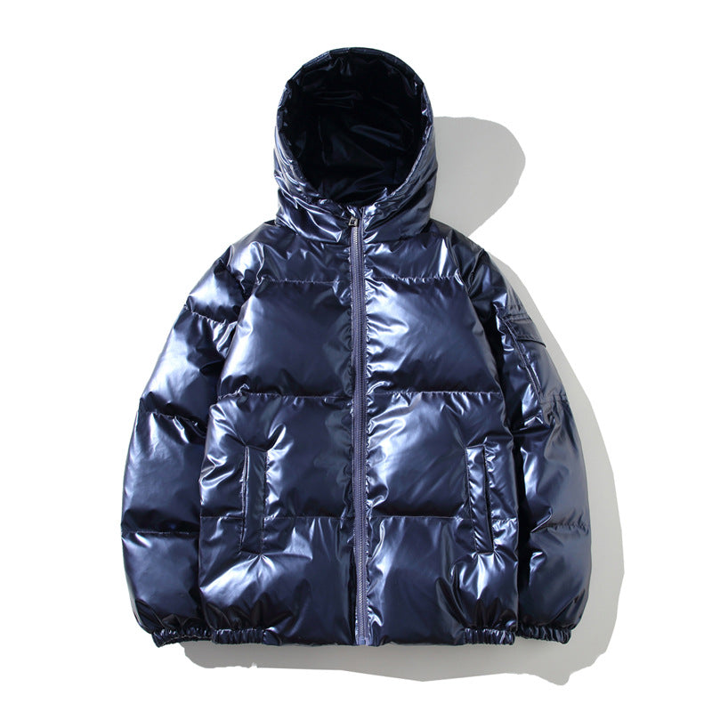 Unisex nan gepolsterte Steppjacke mit Thermoisolierung, Stehkragen und Ärmeltasche Drune