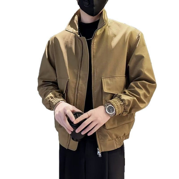 Herren modische Übergangsjacke mit praktischen Taschen und elastischen Bündchen Drune