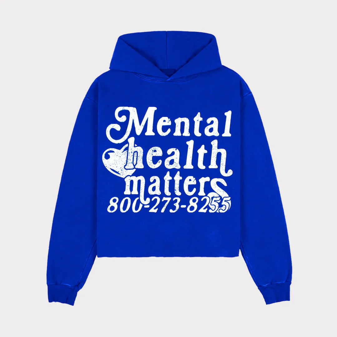 Damen Kapuzenpulli mit statement Druck Drune