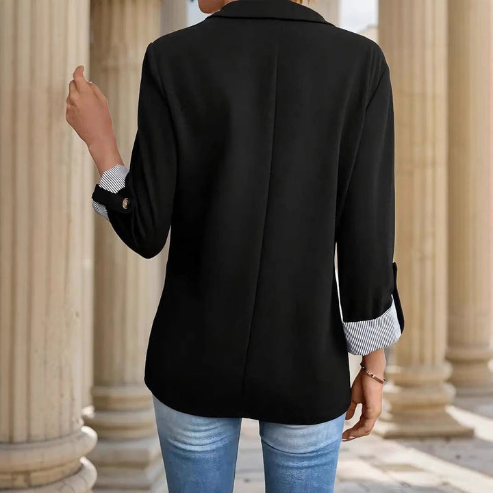 Damen Blazer mit Streifenmuster Drune