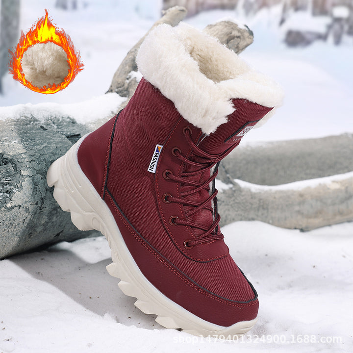 Damen Thermo-Winterstiefel mit isolierendem Futter und rutschfester Sohle Drune