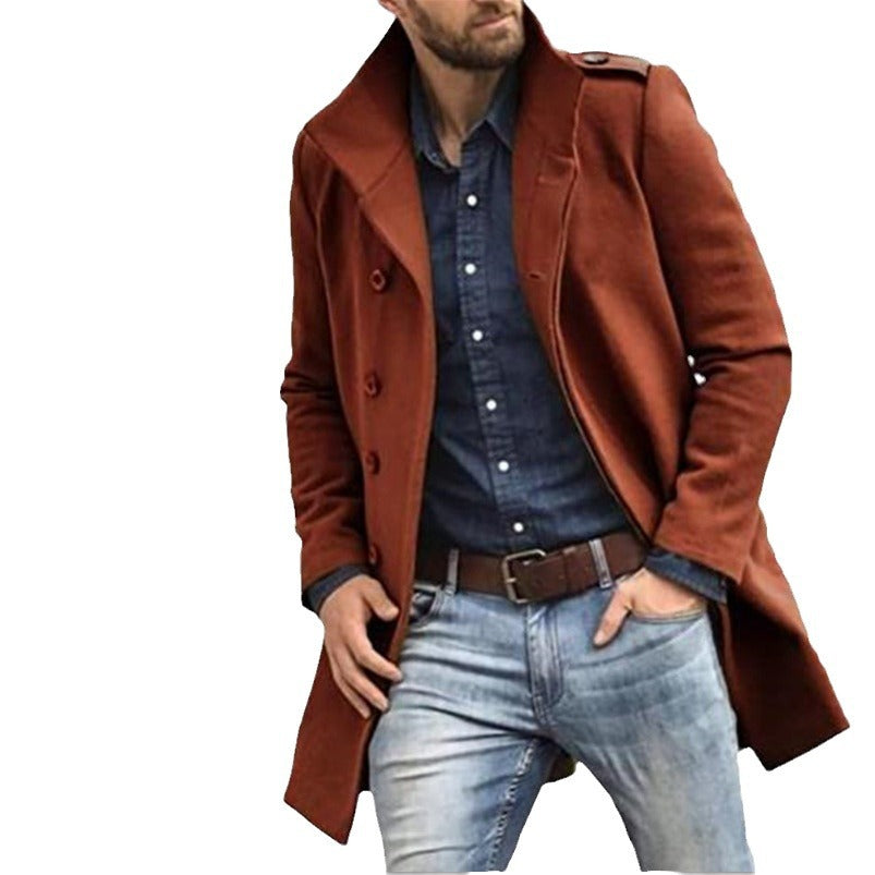 Herren modischer Mantel Drune