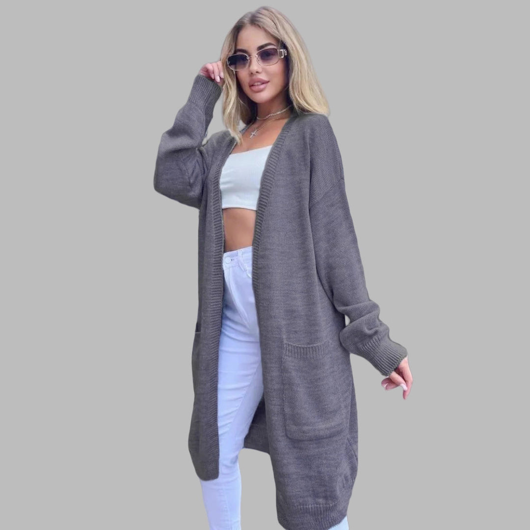 Damen Langstrickjacke Drune