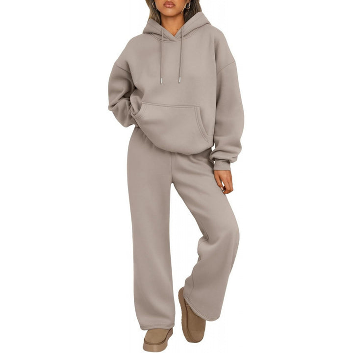 Damen Sweatanzug mit lässigem Schnitt und praktischen Taschen Drune