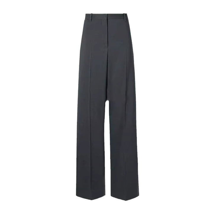 Damen Elegante und bequeme Hochbundhose mit weitem Bein Drune