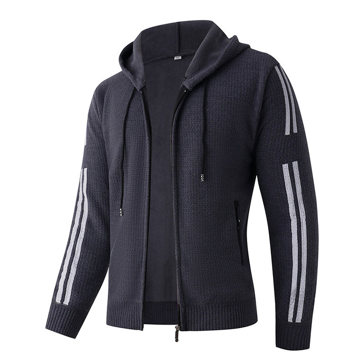 Herren Sportliche Kapuzenjacke mit weichem Innenfutter Drune