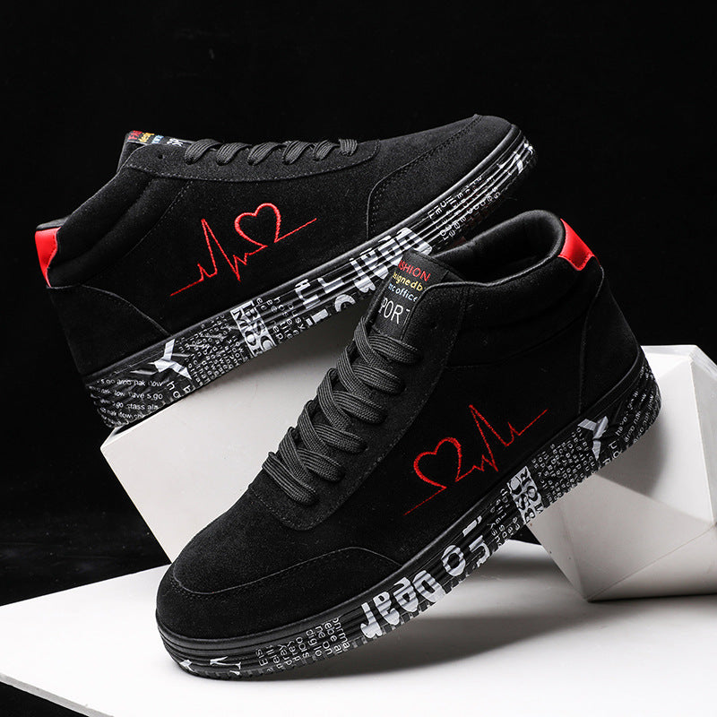 Herren Stylische High-Top Sneaker mit Grafikdesign Drune
