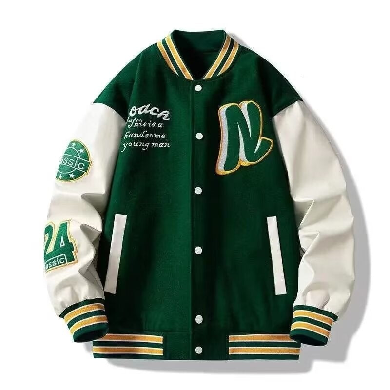 Herren Collegejacke mit klassischen Details Drune