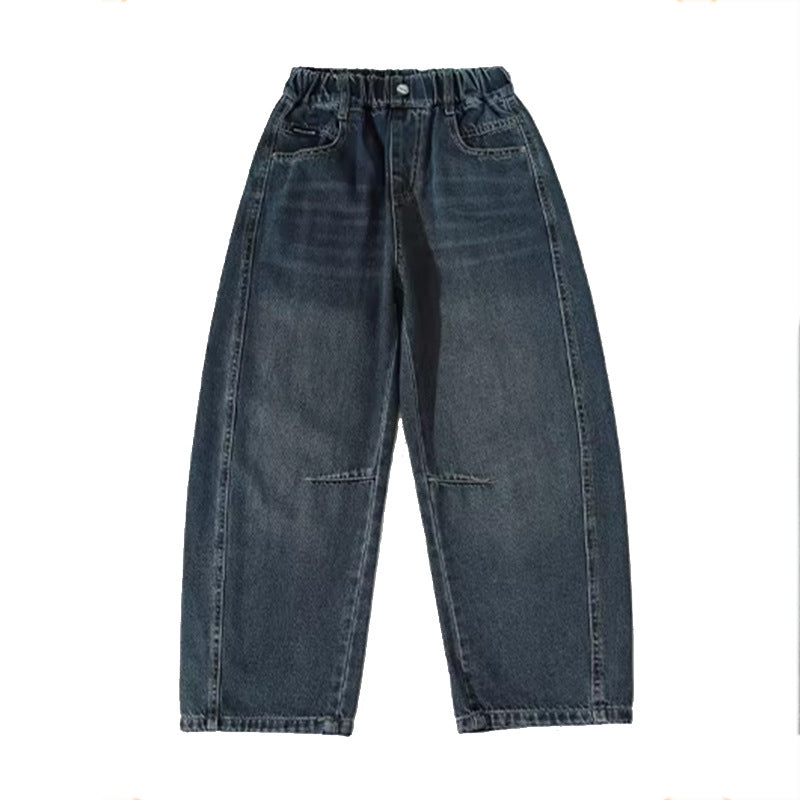Damen lässige Oversized Jeans Drune