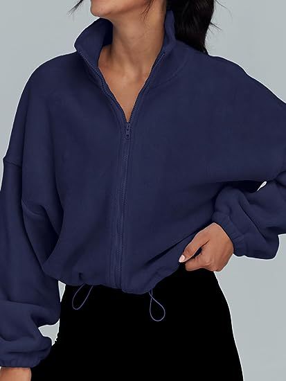 Damen Oversized Sweatshirtjacke Drune