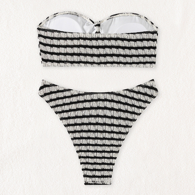 Damen Bandeau-Bikini mit trendy Ausschnitt Drune
