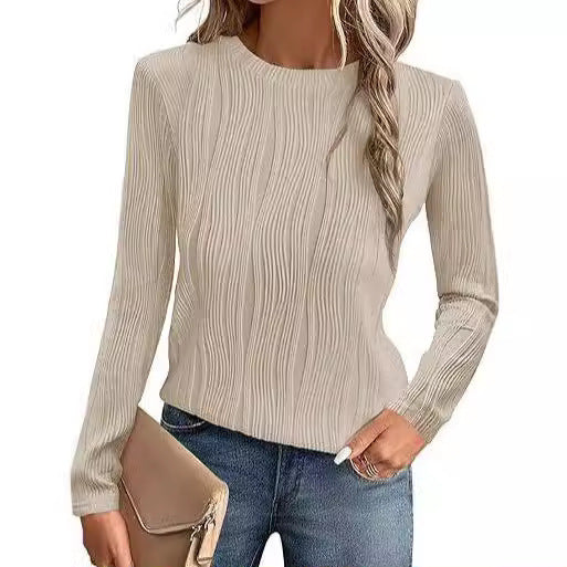 Damen Elegantes und komfortables Langarmtop Drune
