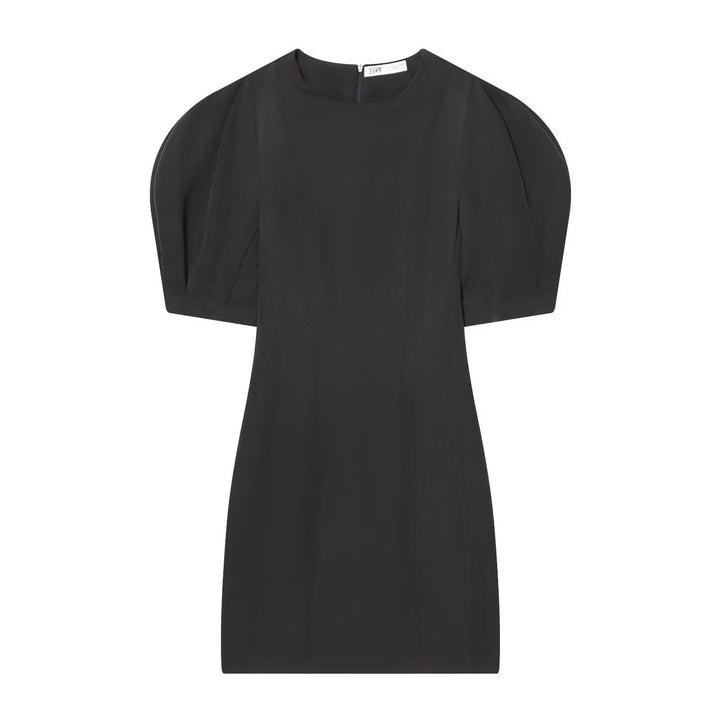 Damen elegantes Kleid mit Schulterpolstern und zeitlosem Design Drune